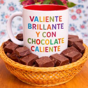 Taza valiente y brillante
