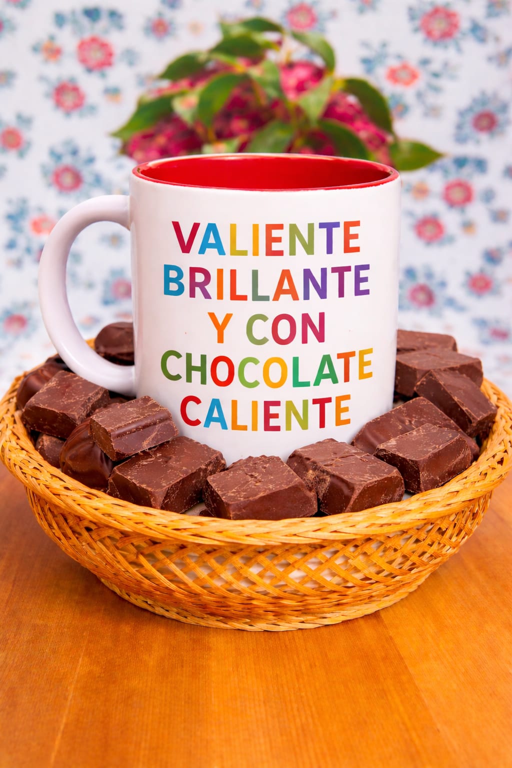 Taza valiente y brillante