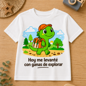 Camiseta 'Listo para explorar'