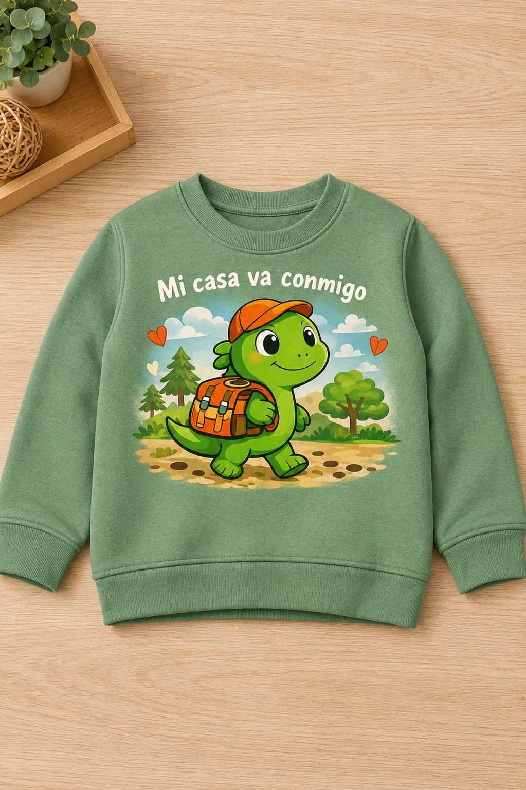 Sudadera 'Mi casa va conmigo'