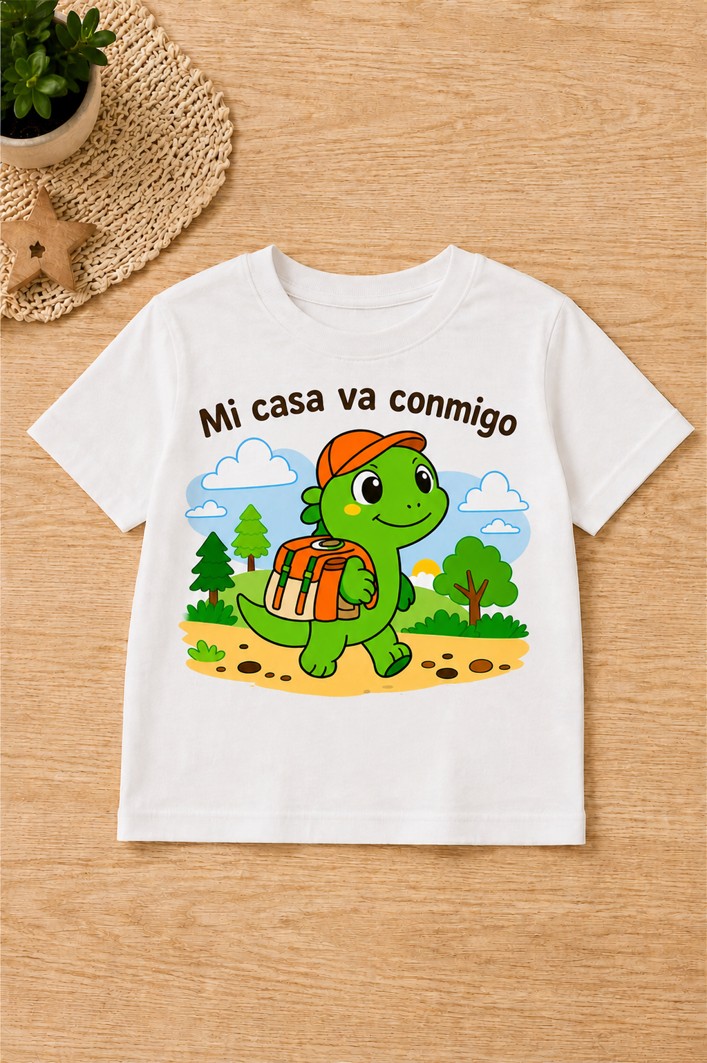 Camiseta 'Mi casa va conmigo'