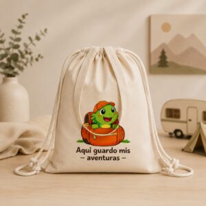 Mochila Saco de Algodón Reciclado